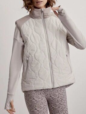 Varley Maher Quilted Vest SIZE XS